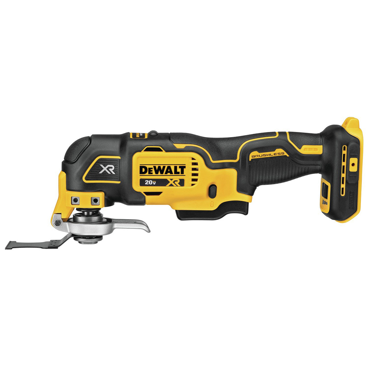 DEWALT 20V MAX XR Cordless Multi Tool, Brushless Motor, 3-Speeds, Oscillating, Piece, Wood Cutting Blade, Wood Metal Blade, Universal Accessory Adap - 3