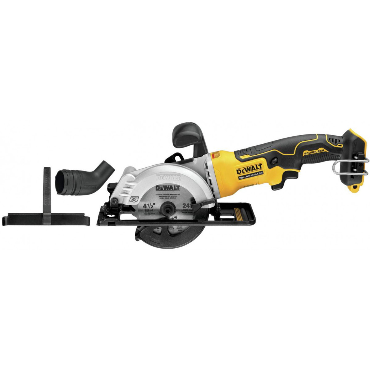 DEWALT 20V MAX Circular Saw, 6-1/2-Inch Blade, 460 MWO Engine, 0