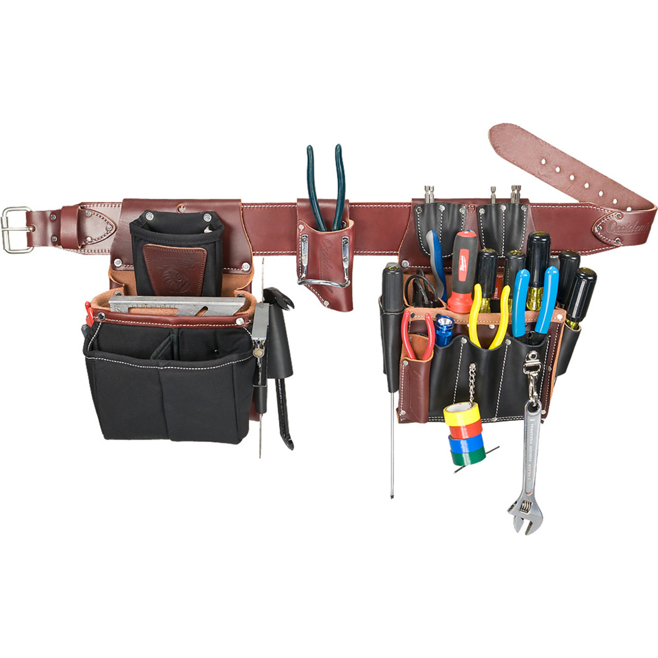 Occidental Leather OCC-5590 Commercial Electrician's Tool Bag Set  Atlas-Machinery
