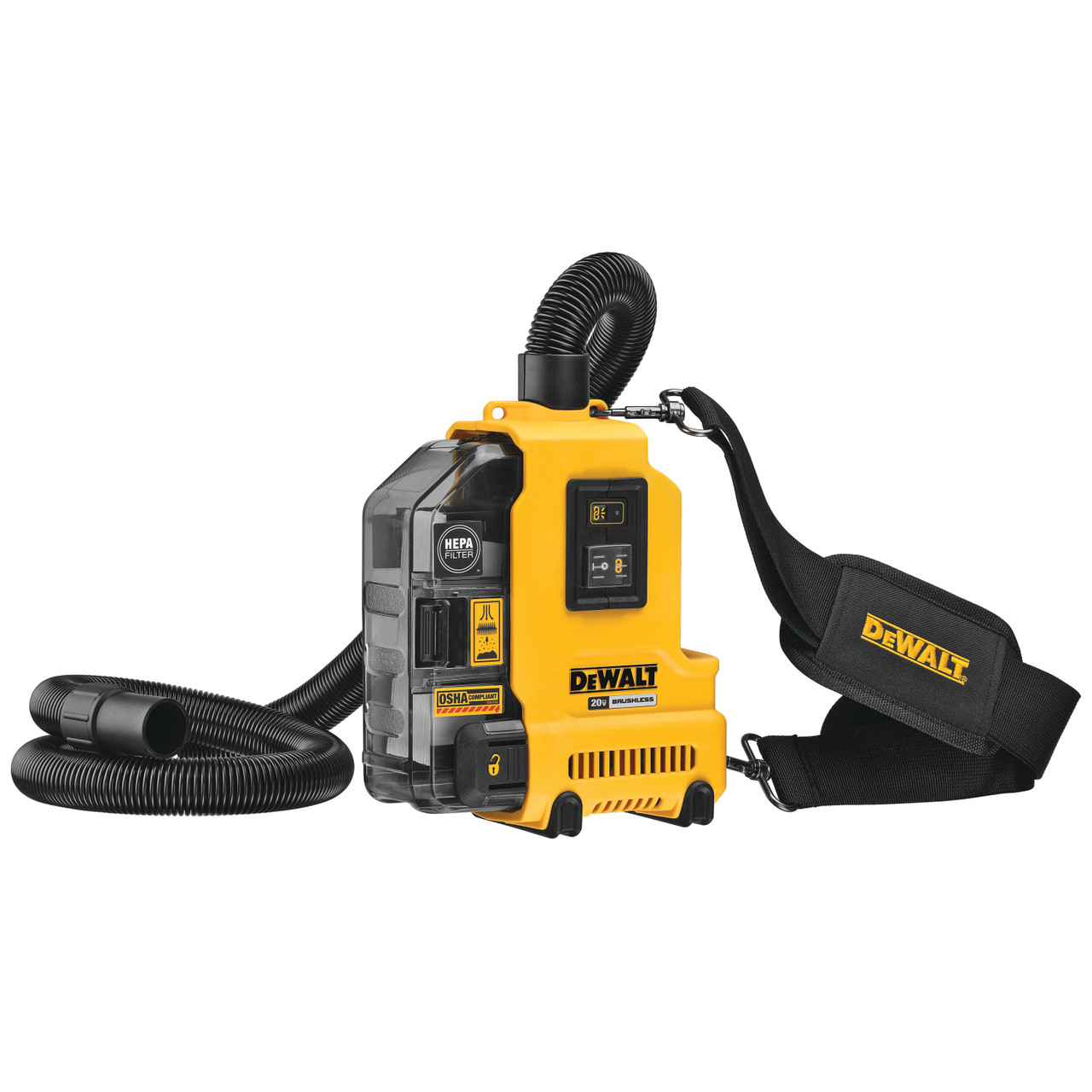 DEWALT DEW-DWH161B 20V MAX Brushless Universal Dust Extractor (Tool Only)  Atlas-Machinery