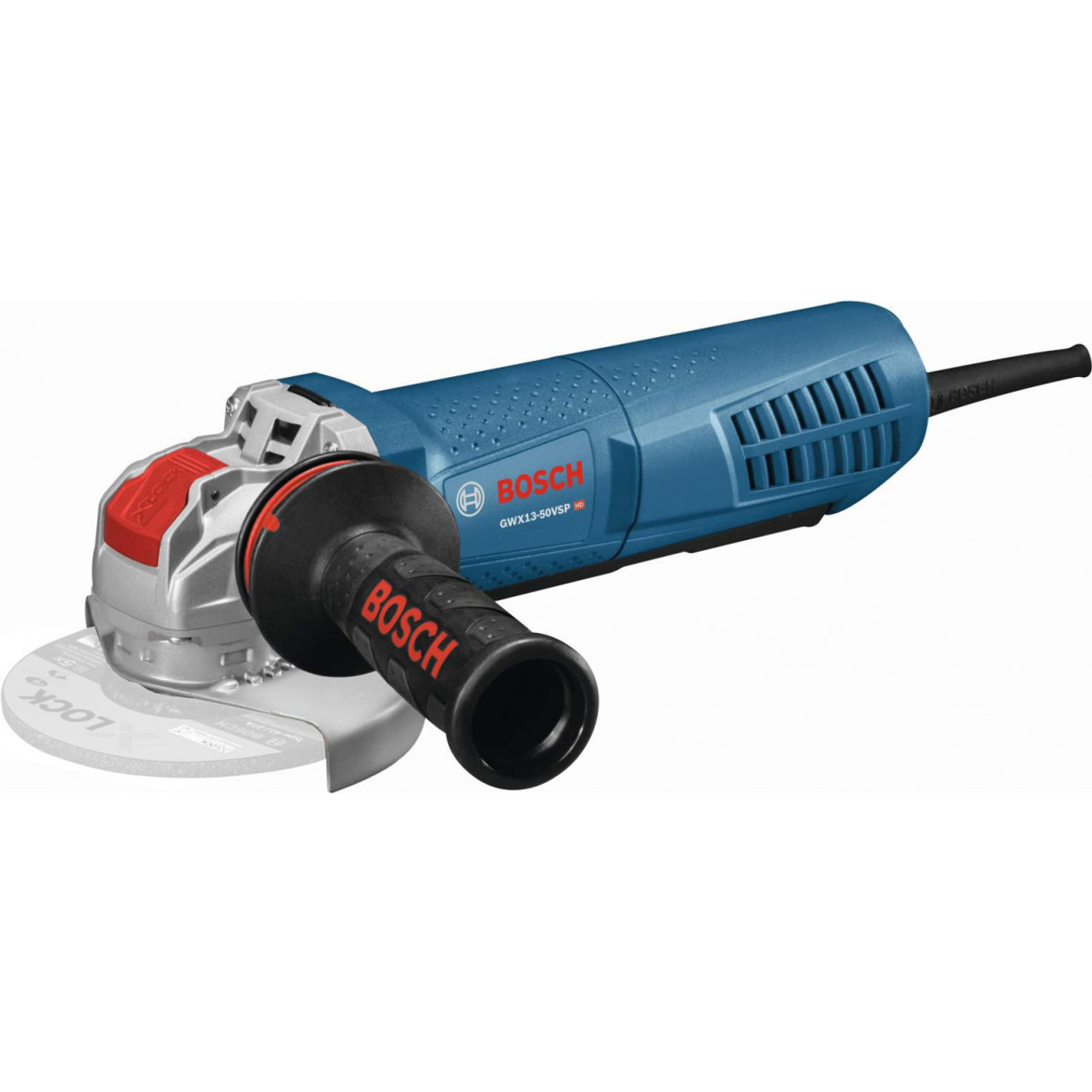 Bosch BOS GWX13 50VSP 5 In. X LOCK Variable Speed Angle Grinder with Paddle Switch