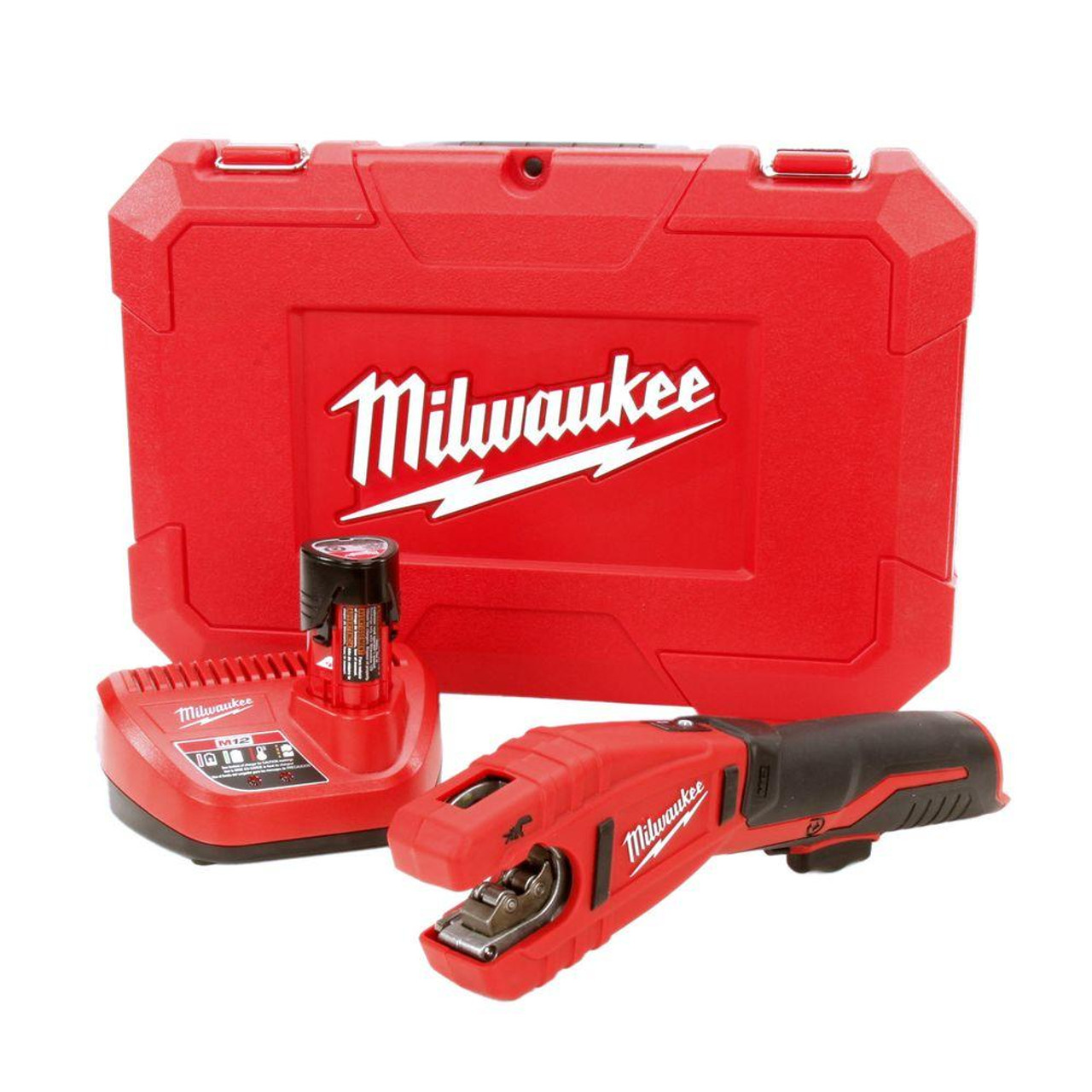 Milwaukee MIL-2471-21 M12 Cordless Lithium-Ion Copper Tubing Cutter Kit  with One 12V Battery