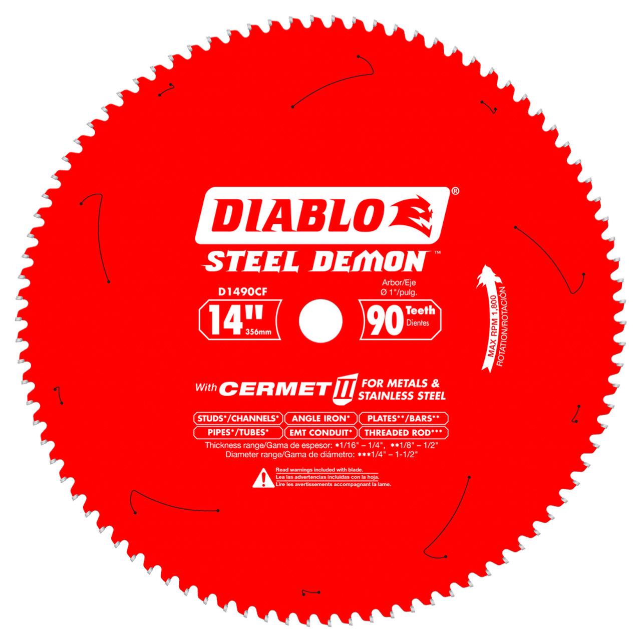 Freud FRE-D1490CF 14X90T Steel Saw Blade Atlas-Machinery