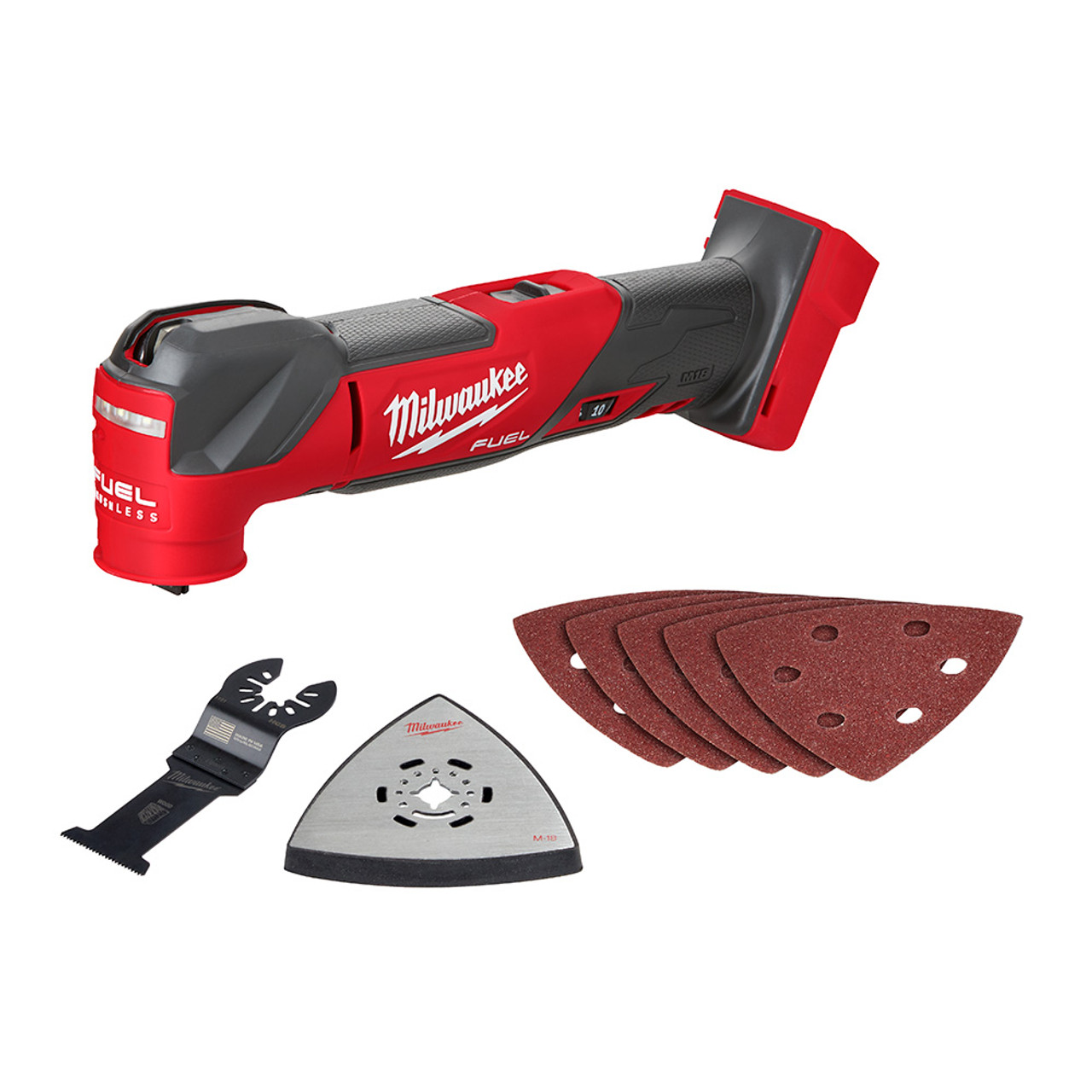 Milwaukee 2836-20 M18 FUEL Brushless Lithium-Ion Cordless Oscillating Multi-Tool (Tool Only) - 2