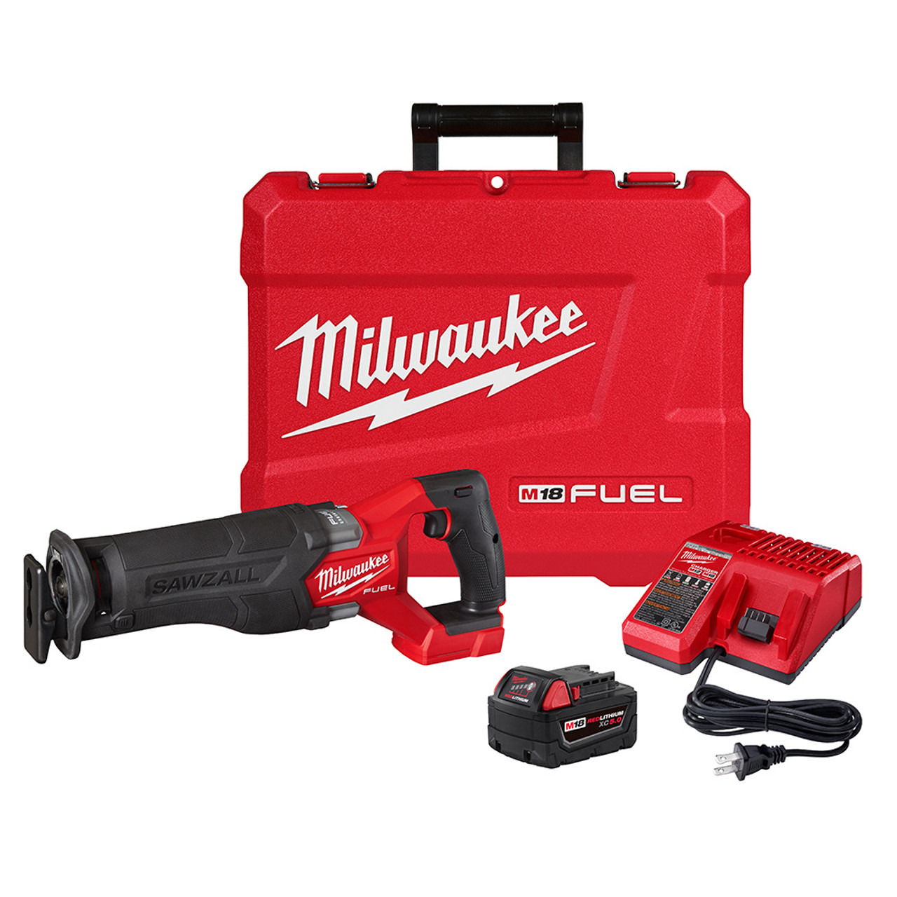 Milwaukee MIL 2821 21 M18 FUEL SAWZALL Recip Saw XC5.0 Kit Atlas