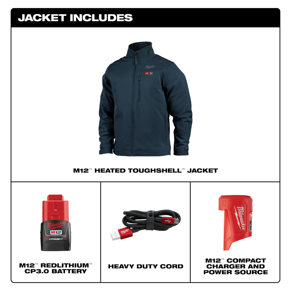Hooded Jacket Kit Milwaukee M12 Heated Jacket Battery And Charger