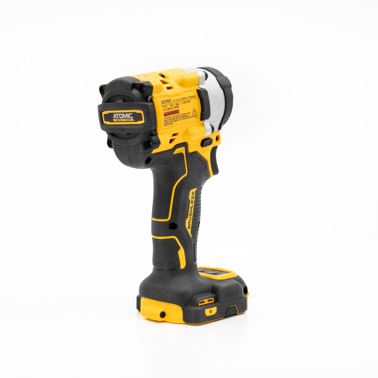 DEWALT DEW-DCF921B ATOMIC 20V MAX* 1/2 IN. Cordless Impact Wrench With Hog  Ring Anvil (Tool Only) Atlas-Machinery