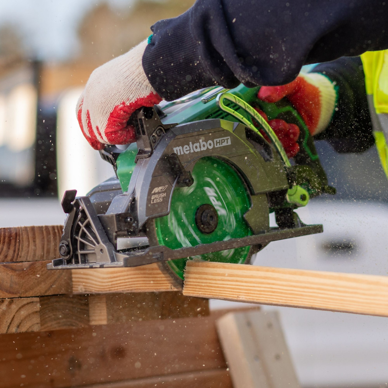 2022年のクリスマス HAPPYセレクトショップMetabo HPT 36V MultiVolt TM Cordless Rear Handle  Circular Saw Kit Optional AC Adapter 7-1 4-Inch Blade 500 Cross Cuts Per  Charge Lightweight