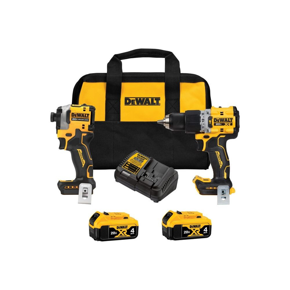 Power Detect Dck299d1w1 Home Depot Dewalt 20v Max Xr Drill Impact
