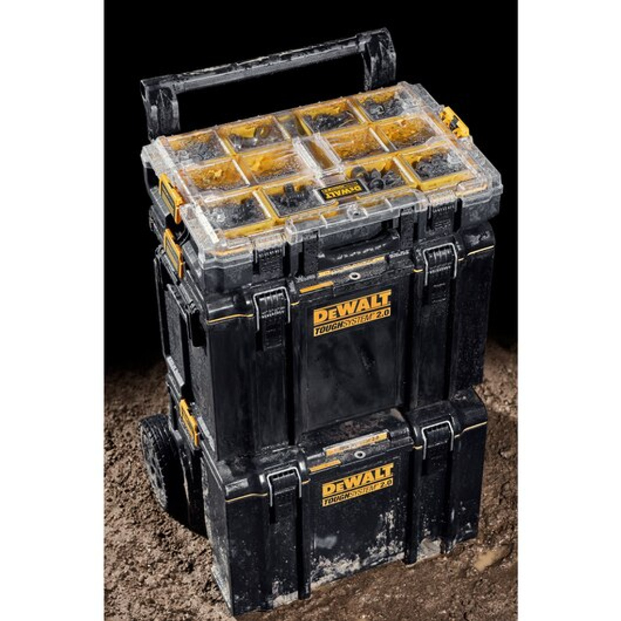 DEWALT DEW-DWST08040 ToughSystem 2.0 Full-Size Organizer - Atlas