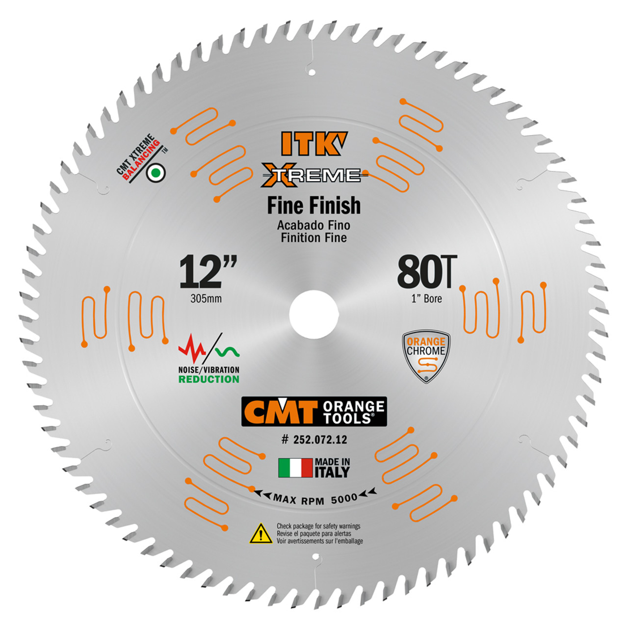 12 X 80T FINISH WOOD BLADE