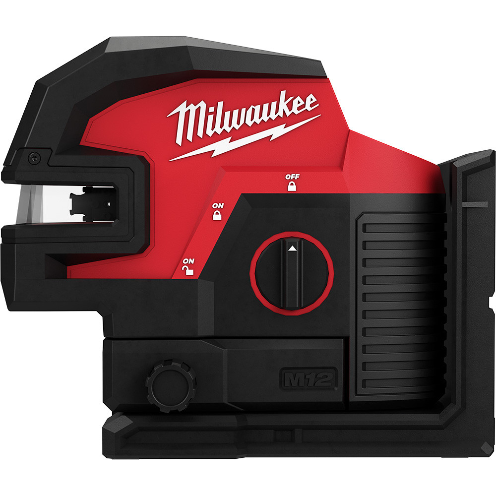 Milwaukee MIL-3624-20 M12 Green Cross Line/4-Points Laser Bare