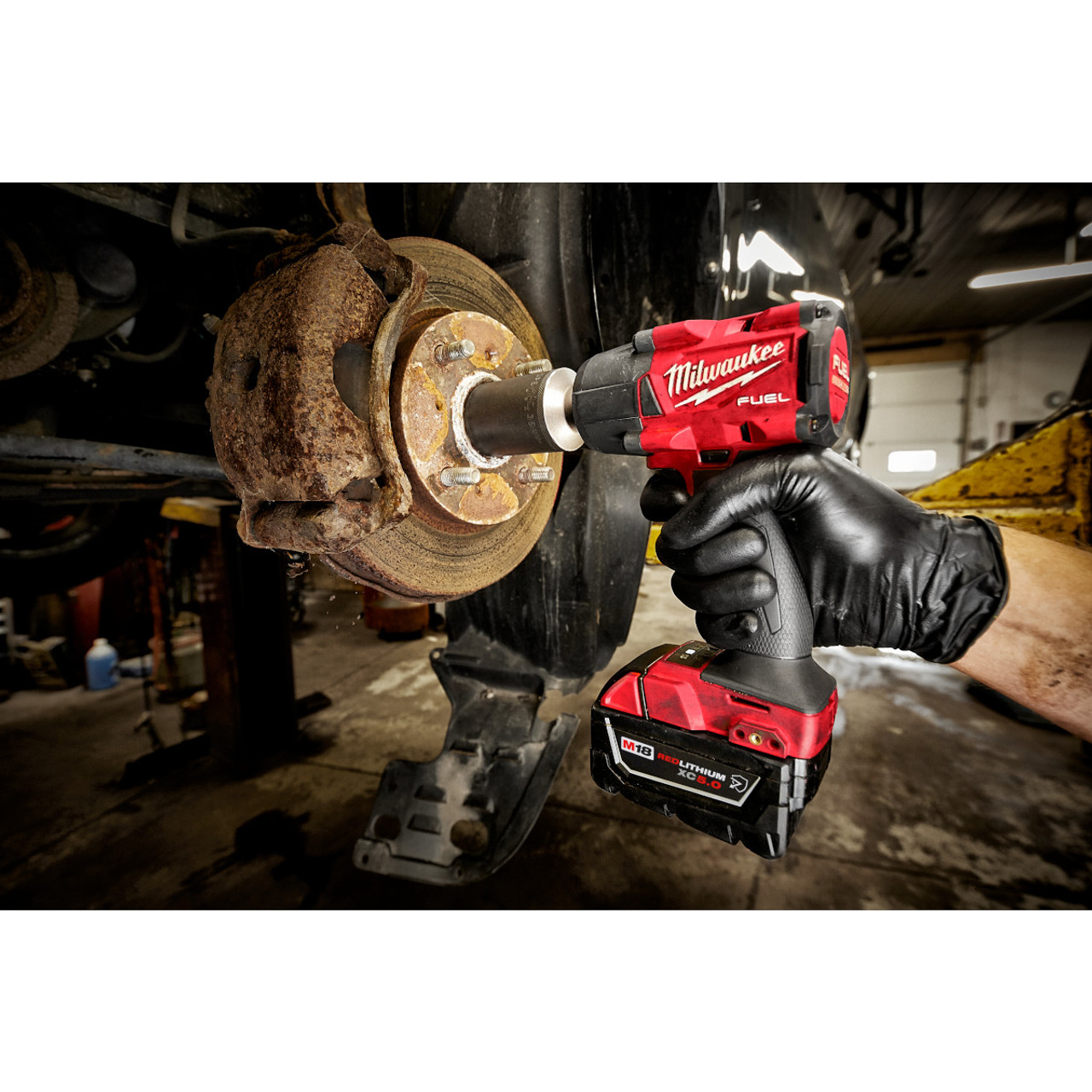 Milwaukee MIL-2960-22R M18 FUEL 3/8 Mid-Torque Impact Wrench w/ Friction  Ring Kit Atlas-Machinery