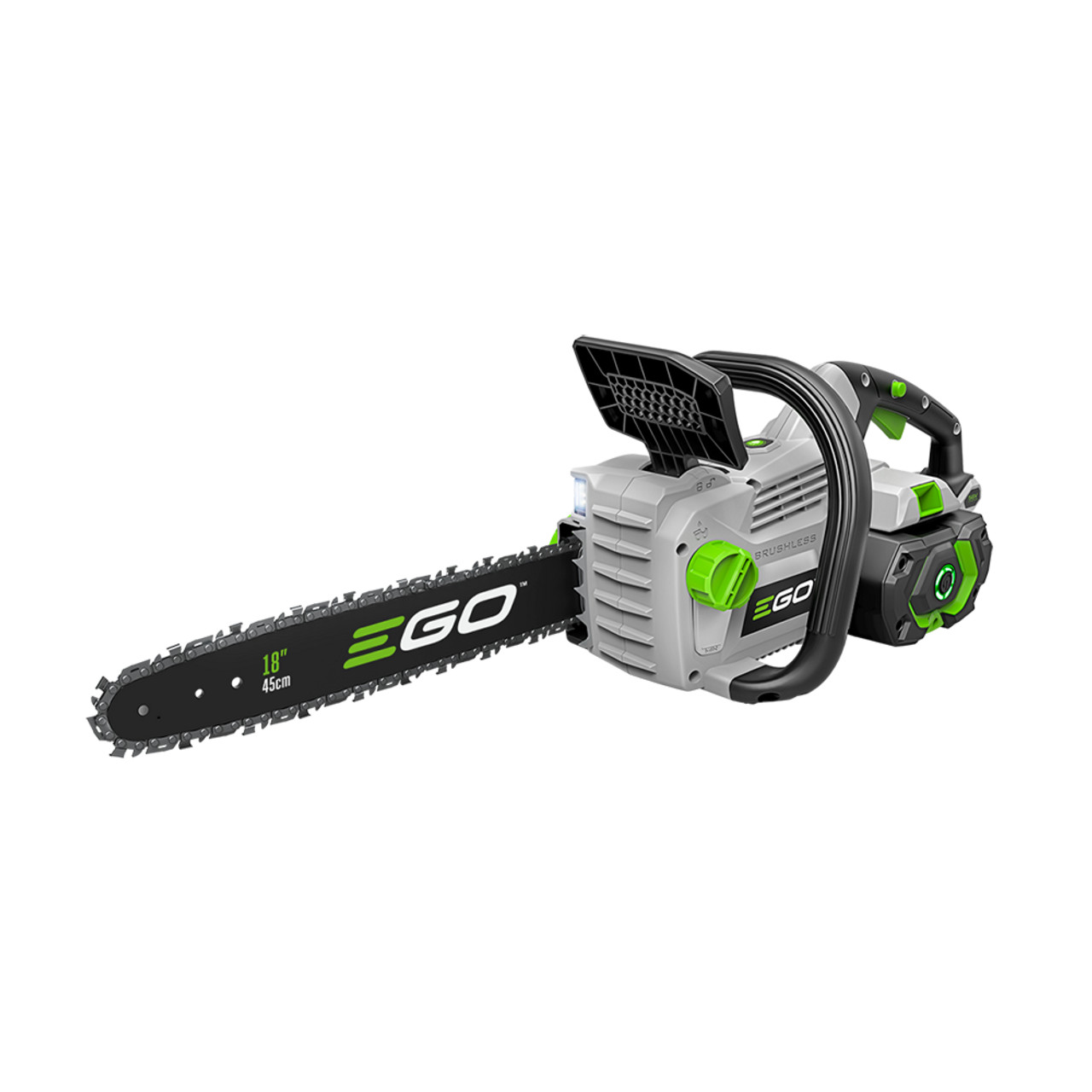 EGO Power EGO-CS1804 POWER+ 56V Brushless 18in Chainsaw 5.0Ah Kit  Atlas-Machinery