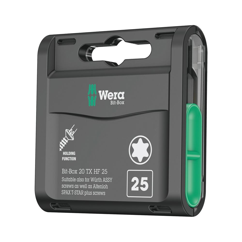 Wera Tools WERA-5057778001 Bit-Box 20 TX HF, TX 25 X 25 mm (20pc ...