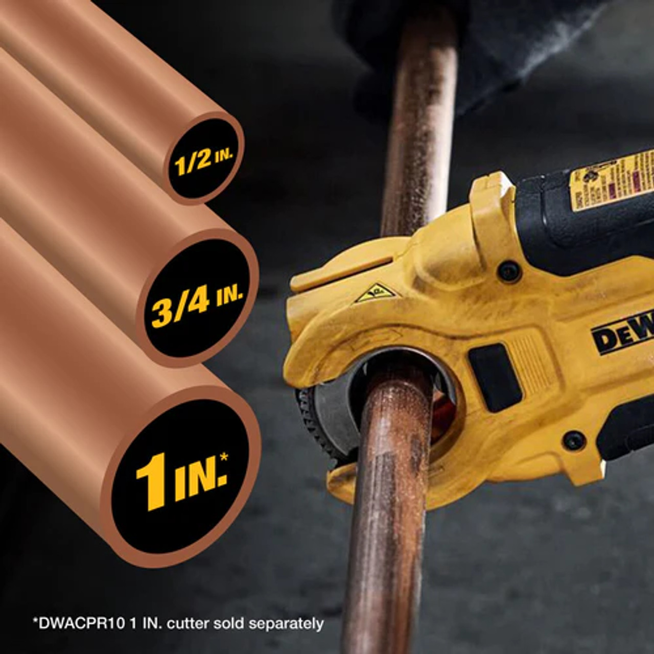 DEWALT DEW DWACPR10 Impact Connect 1in Copper Cutter Wheel Atlas Machinery