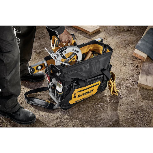 DEWALT DEW-DWST560104 20in Pro Open Mouth Tool Bag - Atlas-Machinery