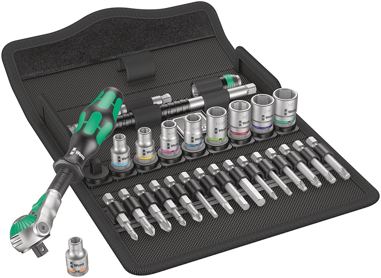 Wera Tools WERA-0500401X001 1/4in Drive Zyklop Speed Ratchet Set