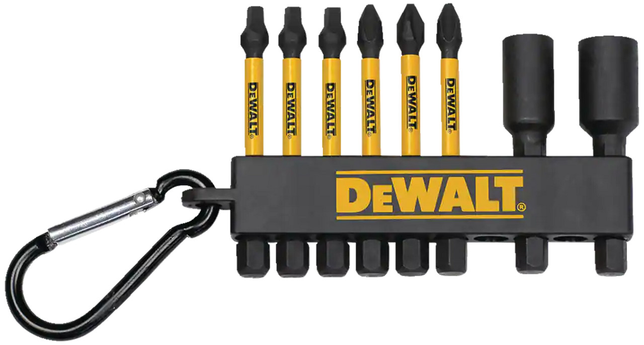 DEWALT FlexTorq Impact Driver Bit Set, Phillips, 1/4-Inch x 1-Inch