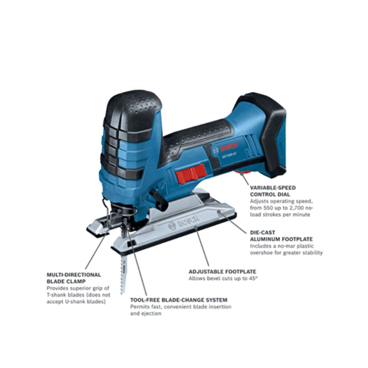 Bosch BOS GST18V 47N 18V Barrel Grip Jig Saw Bare Tool Atlas