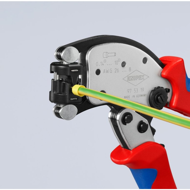 Knipex KNIP-975319 8in Twistor T Self-adjusting Crimping Pliers