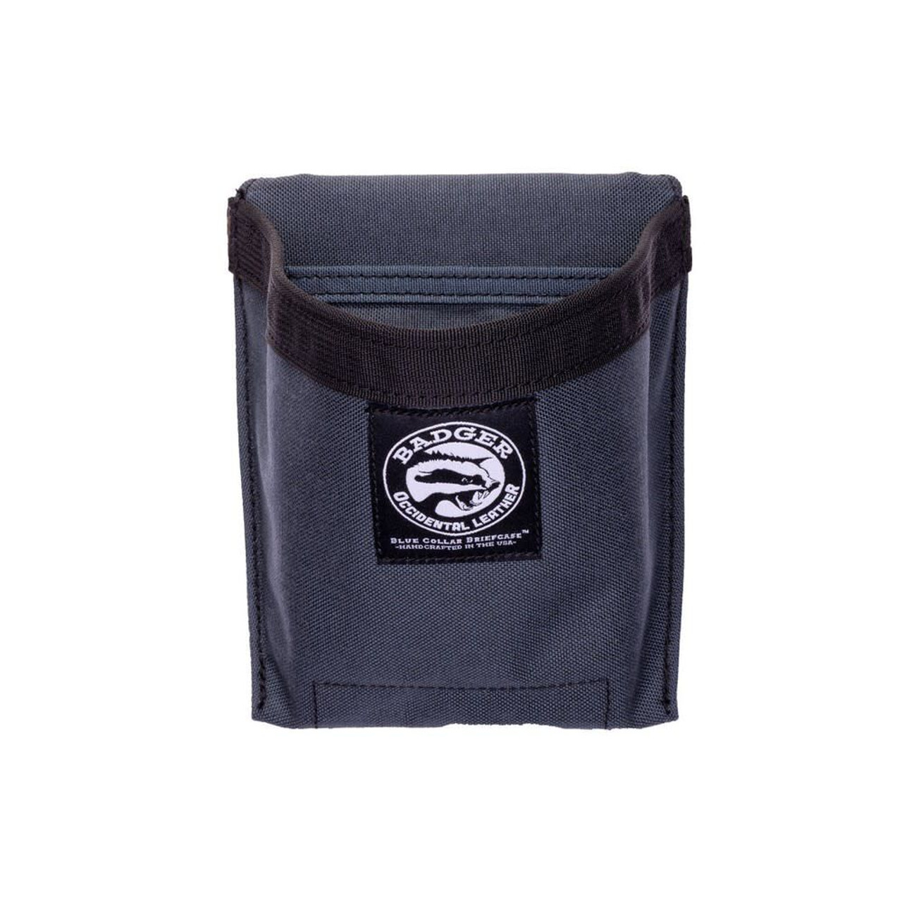 Badger Tool Belts BADGER-453010 Accessory Pouch Gunmetal Gray