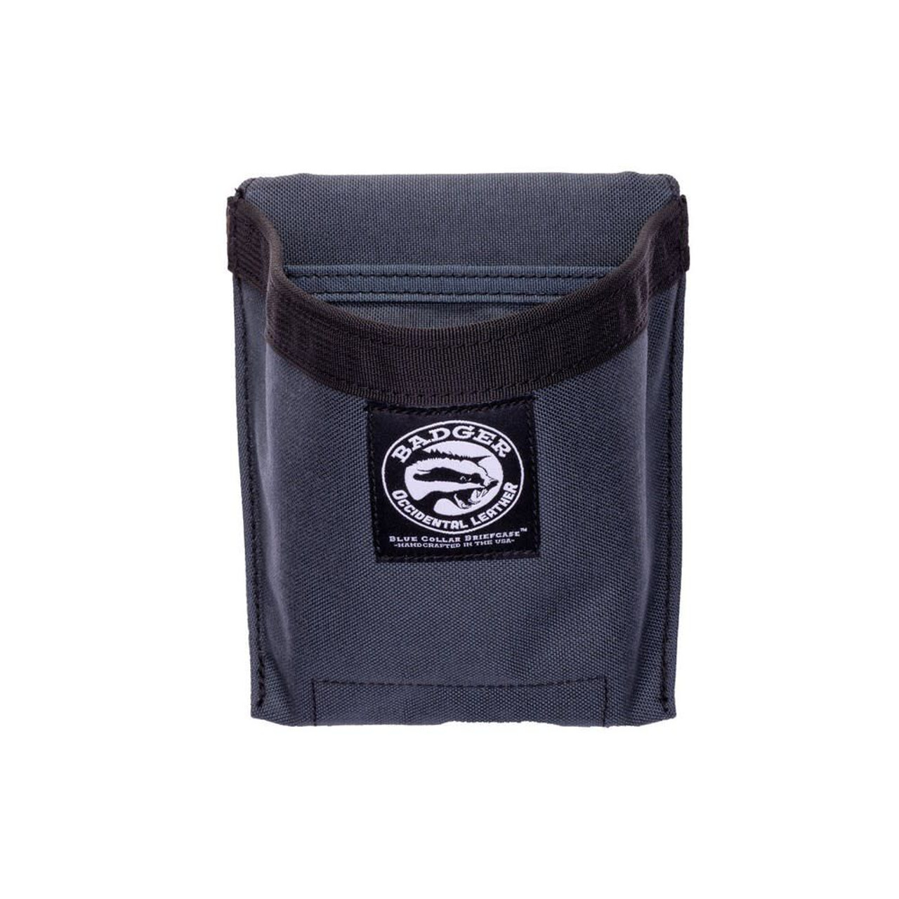 Badger Tool Belts BADGER-453010 Accessory Pouch Gunmetal Gray  Atlas-Machinery