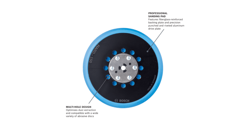 Bosch BOSRSM6046 6in HARD Hook and Loop Pad / GET756N AtlasMachinery