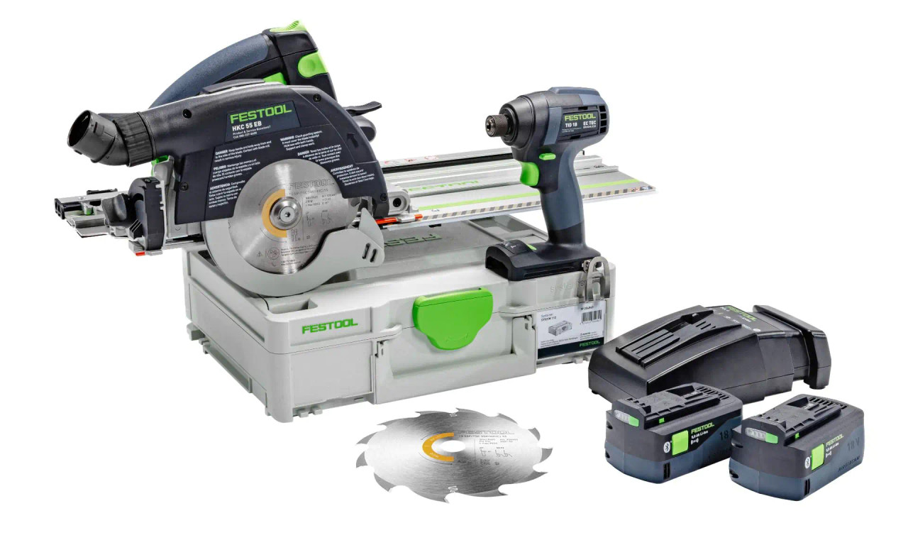 FESTOOL FES577119 TID 18 + HKC 55 + FSK 250 Cordless Impact Driver