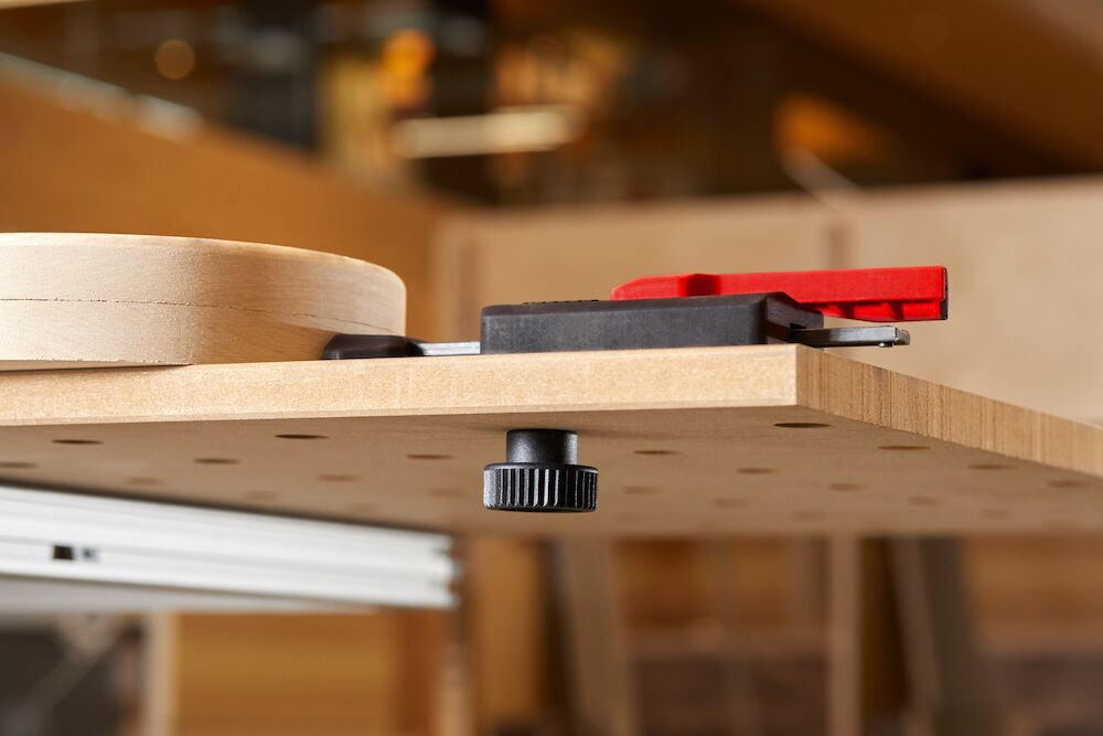 Bessey BES-WNS20-MFT-SET Horizontal Table Clamp Fixture, For 20mm