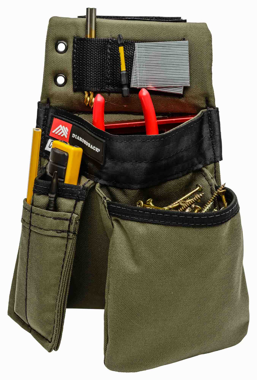 Diamondback CLAVO Pouch Green Left | Atlas Tools & Machinery