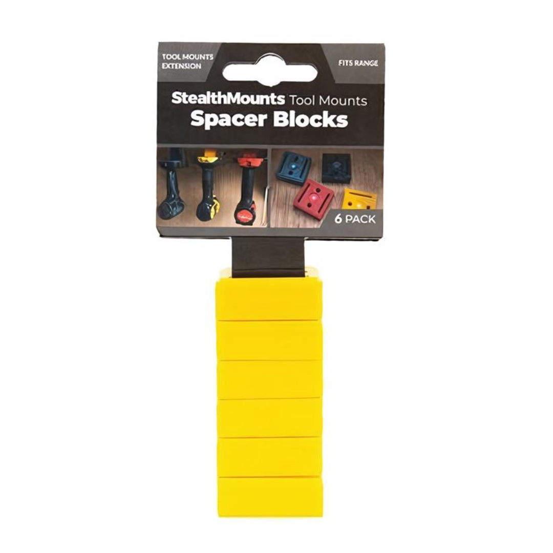 StealthMounts SM-TMSPACE-YLW-6 Tool Mount Spacer Blocks 12mm Spacers ...