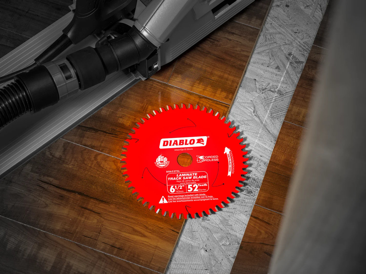 Diablo FRE-D0652TSL 6-1/2in x 52-Teeth Track Saw Blade for