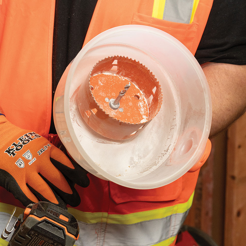 Klein Tools KLE-31101 Collapsible Hole Saw Dust Bowl - Atlas-Machinery