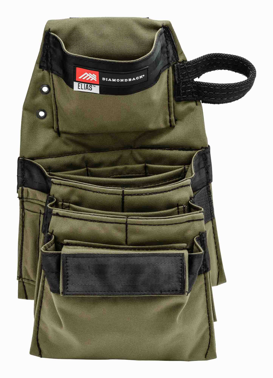 Diamondback ToolBelt DBT-DB2-46-GR-L-A Elias Pouch Green Left