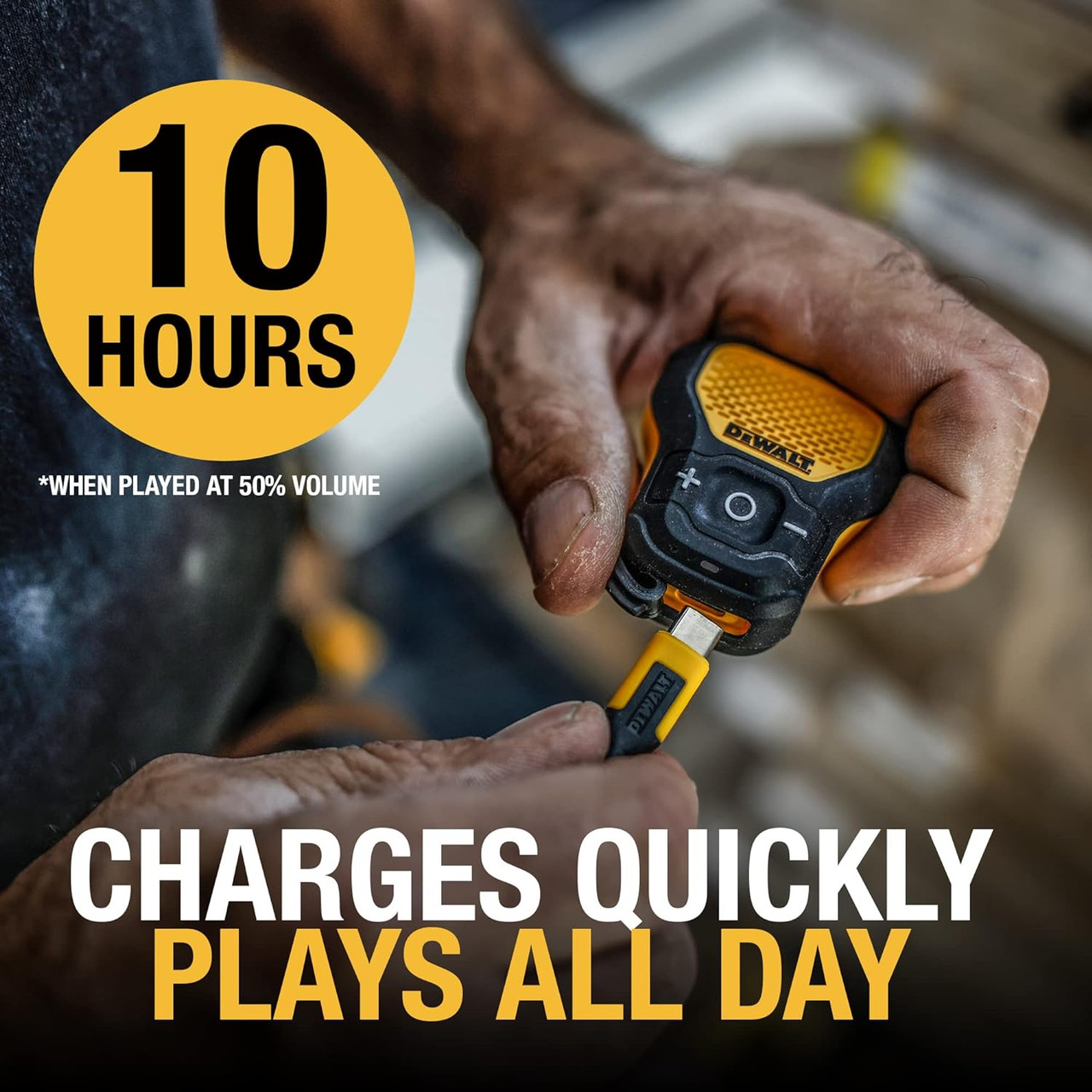 Dewalt クリップオンBluetooth スピーカー