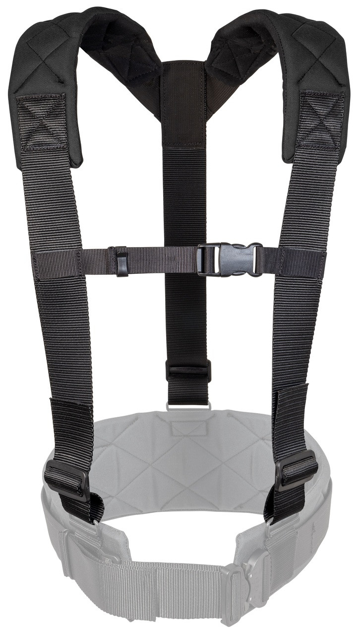 Badger Tool Belts BADGER-420030 Black Suspenders - Atlas