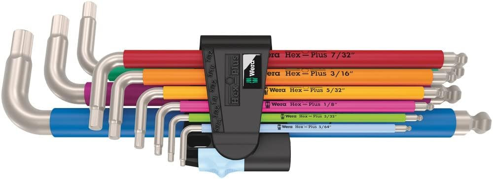Wera Tools WERA-05022860001 3950 Hex-Plus Multicolour Imperial