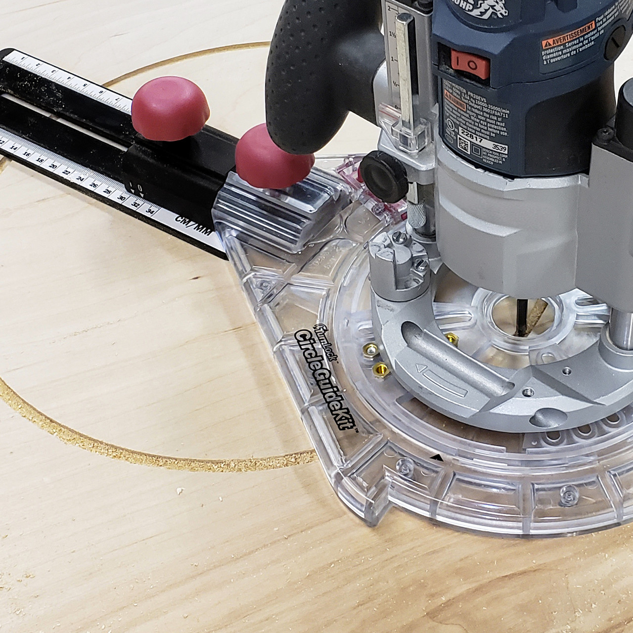 Milescraft MILE-6202 OmniBase Universal Metal Bushing Router Base