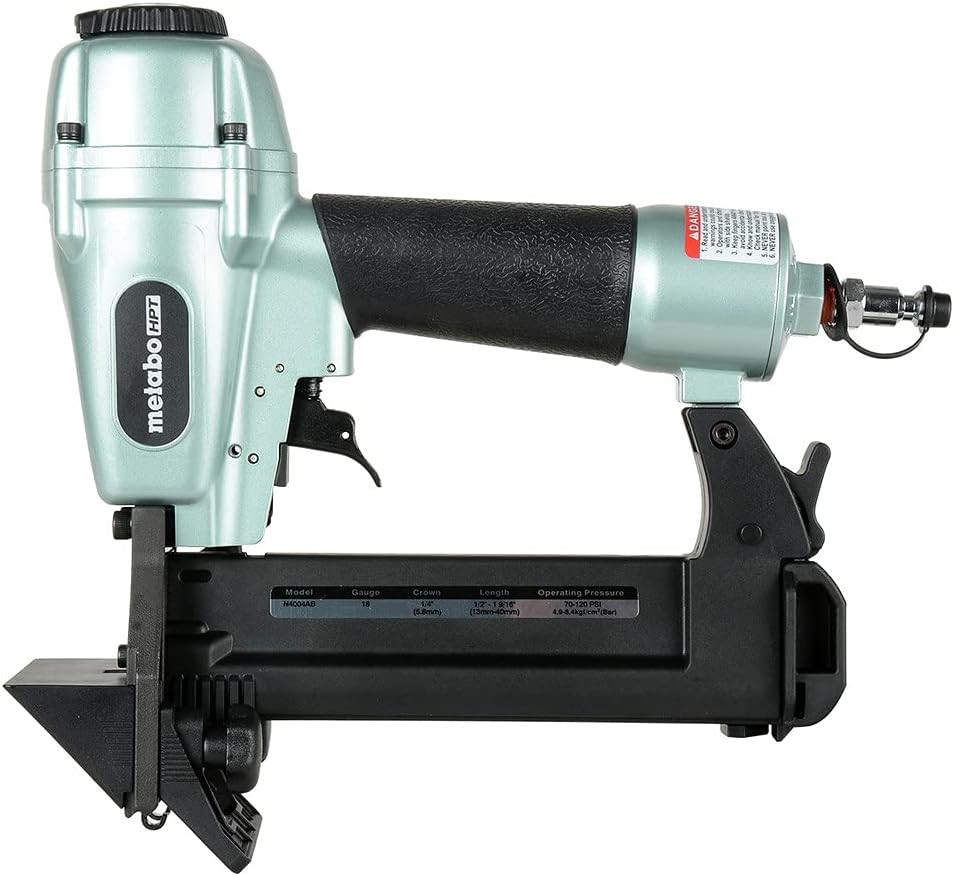 Metabo HPT HPT-N4004ABM 18 Gauge 1/4in Crown Flooring Stapler - Atlas ...