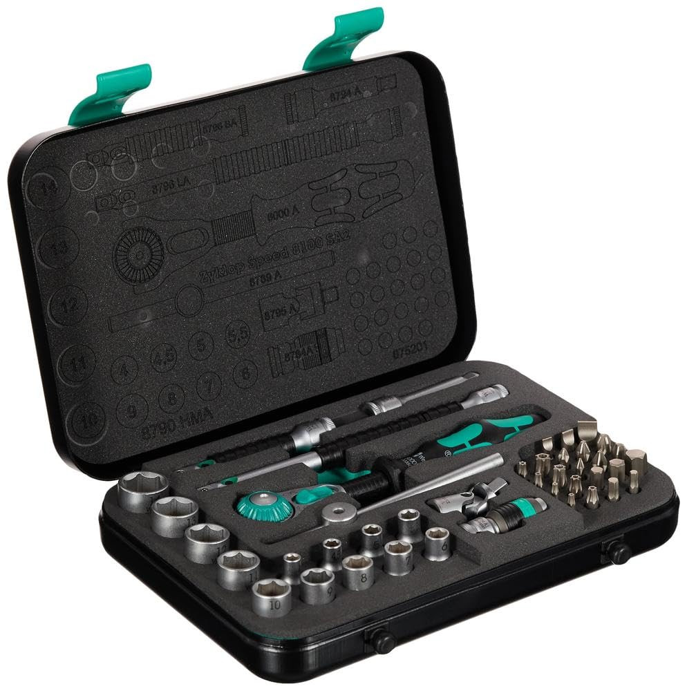 Wera Tools WERA-05003533001 8100 SA 2 Zyklop Speed Ratchet Set 1