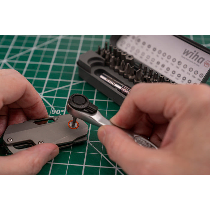 Wiha Tools WIHA-74958 GoBox Security Bit Set With Mini Ratchet 32