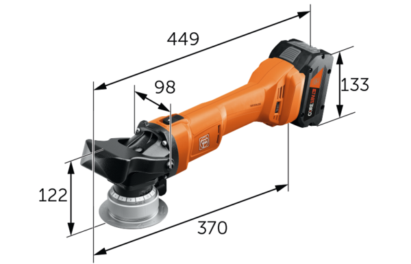 Fein Canada FEIN-71380562090 Cordless Beveler 3/16in With Accessory Set ...
