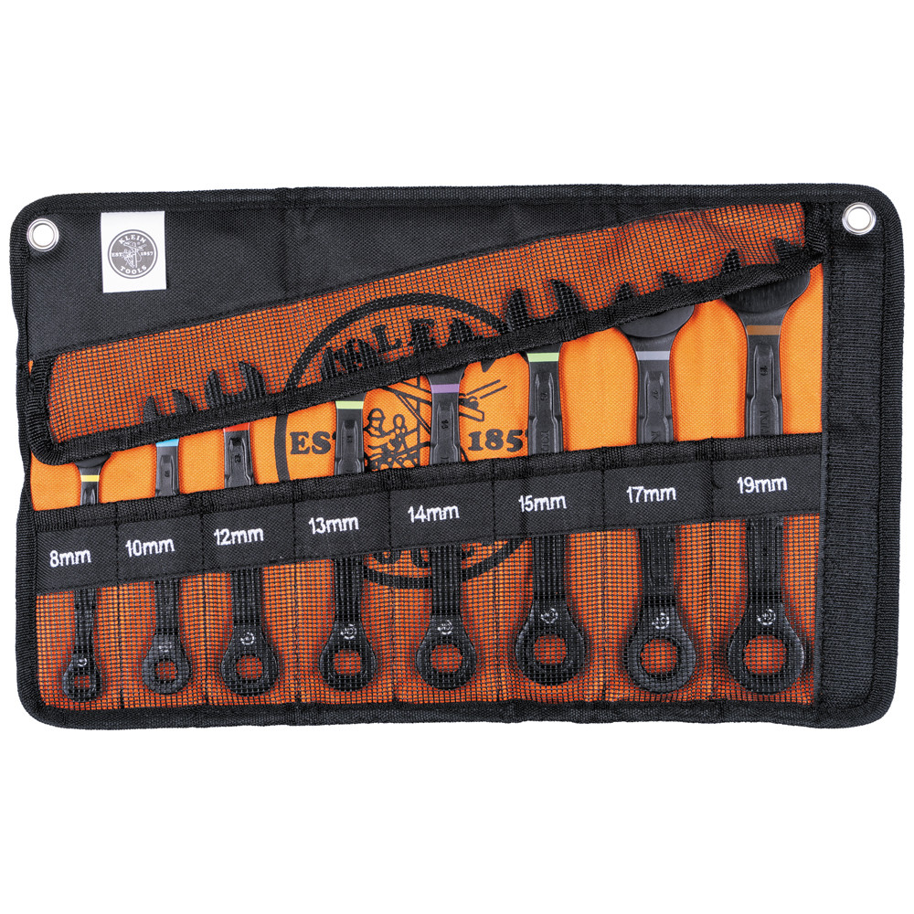 Klein Tools KLE-69408MG Metric 90 Tooth Ratcheting Combo Wrench 8