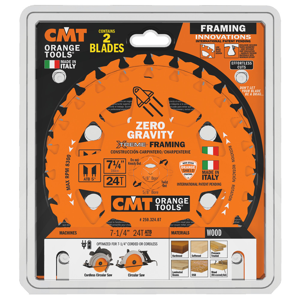 CMT 240.040.07M Groefzaag Industrielijn 180 x 30 x 18T Dikte 4 mm