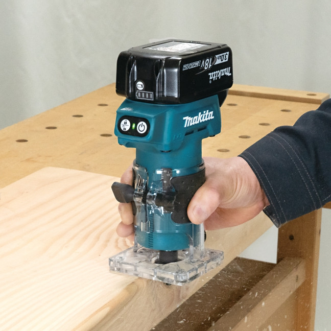 Makita MAK-DRT52Z 18V LXT Brushless 1/4in Router Bare Tool - Atlas
