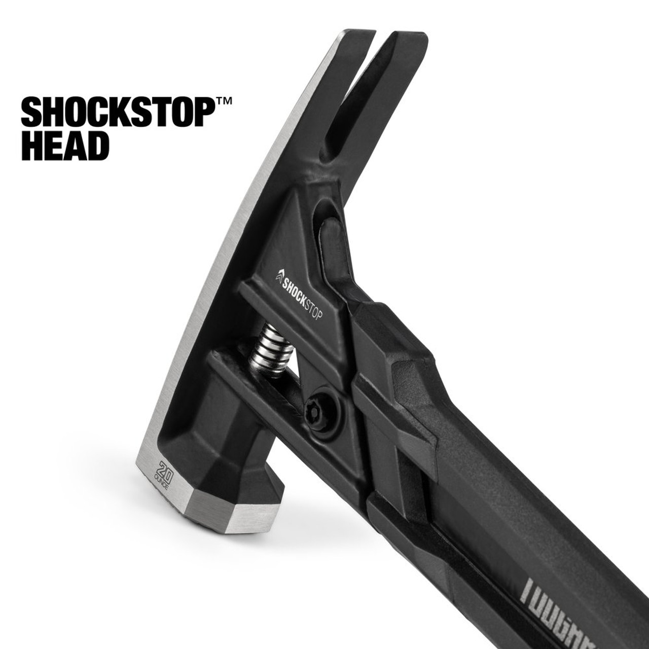 ToughBuilt TB-H1-1SBR-S20X 20Oz Shockstop Steel Rip Hammer