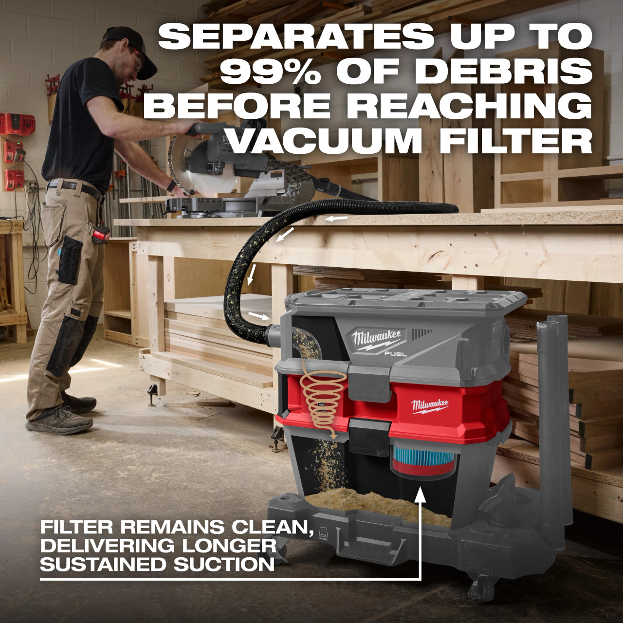 Milwaukee MIL-0990-20 NEXUS Dedicated Debris Separator - Atlas