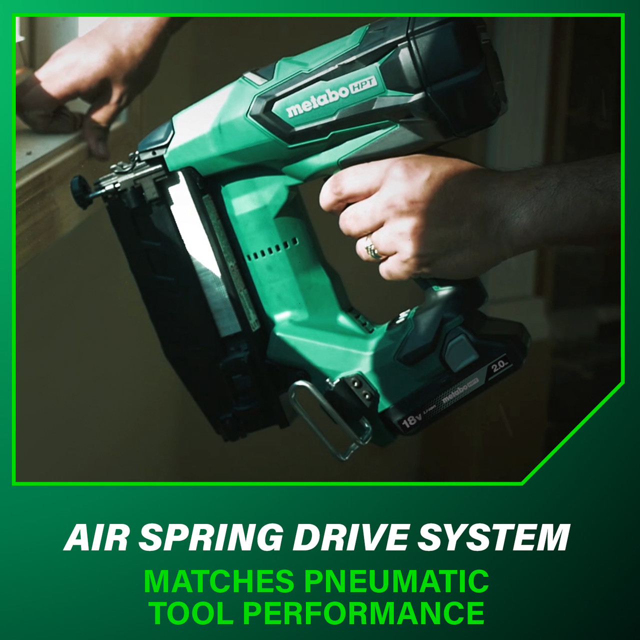 Metabo Cordless Hitachi 16 Gauge Cordless Finish Nailer Metabo HPT