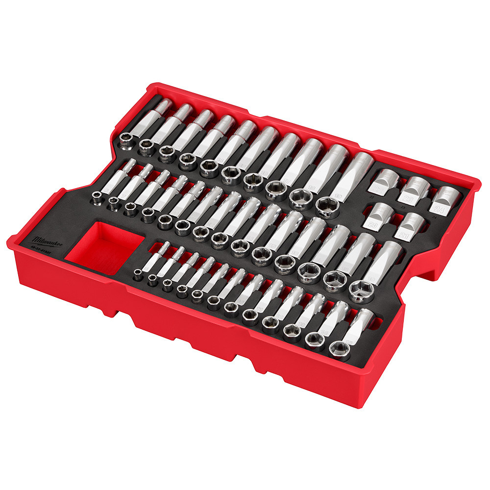 Milwaukee MIL-48-22-9491 242-Piece 1/4in, 3/8in, & 1/2in Drive